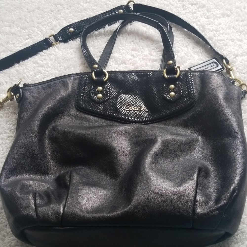 Coach Ashley Leather Tote